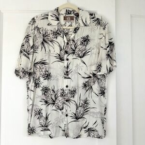 Vintage Kalaheo Hawaiian Shirt Men's‎ Short Sleeve Button Down Palm Tree S